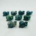 Moss Agate Snail Carving Wholesale