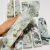 10 Pieces Large Moss Agate Druzy Four-Sided Points