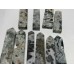 10 Pieces Large Moss Agate Druzy Four-Sided Points