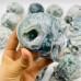 15 Pieces High Quality Moss Agate Geode Druzy Skull