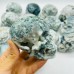 15 Pieces High Quality Moss Agate Geode Druzy Skull