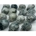 15 Pieces High Quality Moss Agate Geode Druzy Skull