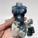 9 Pieces 4.5in Moss Agate Goddess Carving