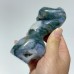 9 Pieces 4.5in Moss Agate Goddess Carving