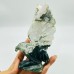 2 Pieces Moss Agate 1 Pair Eagle Carving