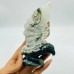 2 Pieces Moss Agate 1 Pair Eagle Carving