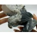 2 Pieces Moss Agate 1 Pair Eagle Carving