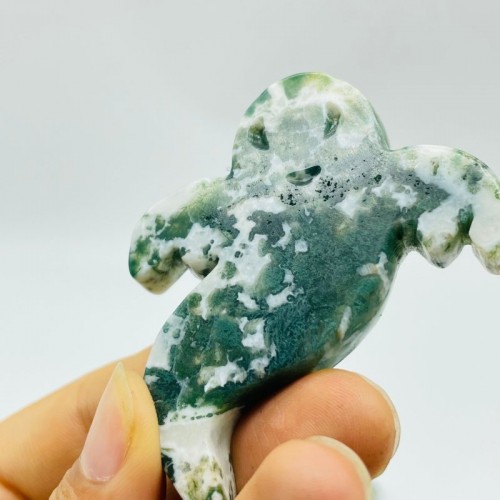 Moss Agate Ghost Carving Crystals Wholesale