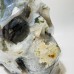 Large Geode Moss Agate Skull Carving