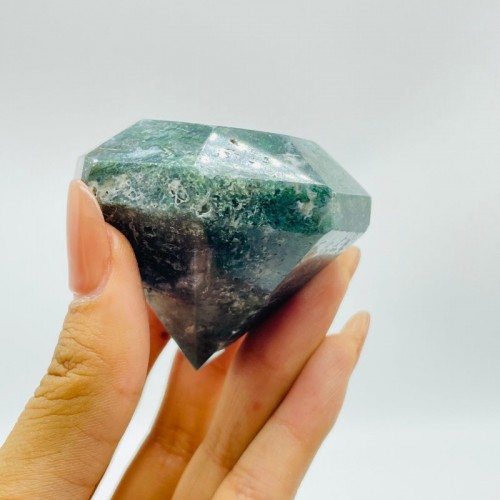 Moss Agate Diamond Shaped Wholesale