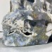 45.8kg Large Geode Druzy Moss Agate Skull Carving