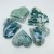 Moss Agate Double Heart Carving Wholesale