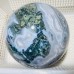 23lbs Large Druzy Geode Moss Agate Sphere