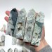 33 Pieces Geode Druzy Moss Agate Tower Points