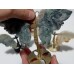 4 Pairs Butterfly Wing Carving With Stand Ocean Jasper Sakura Flower Agate Moss Agate