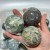 18 Pieces Beautiful Moss Agate Spheres