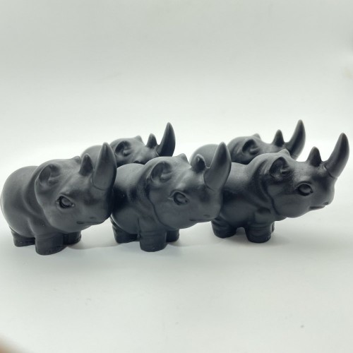 Obsidian Rhino Carving Wholesale