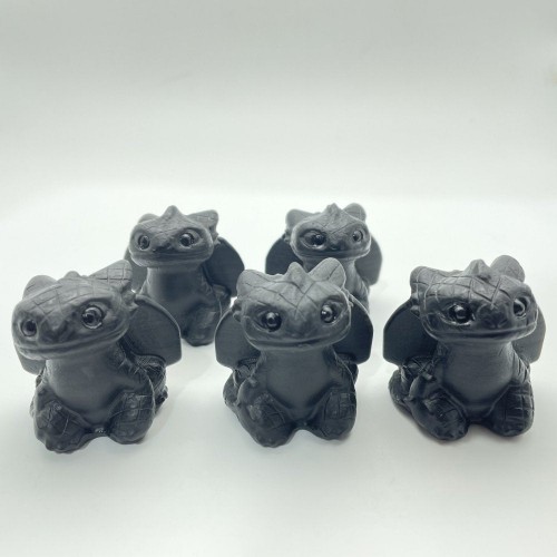 Obsidian Toothless Dragon Carving Wholesale