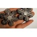 Silver Sheen Obsidian Snowflake Carving Wholesale