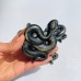 Gold Sheen Obsidian Snake Carving Wholesale