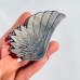 Silver Sheen Obsidian Wing Carving Wholesale