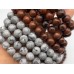 Red Obsidian & Natural Gray Lace Agate Bracelet Wholesale