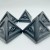 Black Obsidian Devil's Eye Pyramid Carving Wholesale