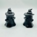 Black Obsidian Ghost With Wizard Hat Carving Wholesale