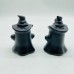 Black Obsidian Ghost With Wizard Hat Carving Wholesale