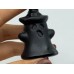 Black Obsidian Ghost With Wizard Hat Carving Wholesale