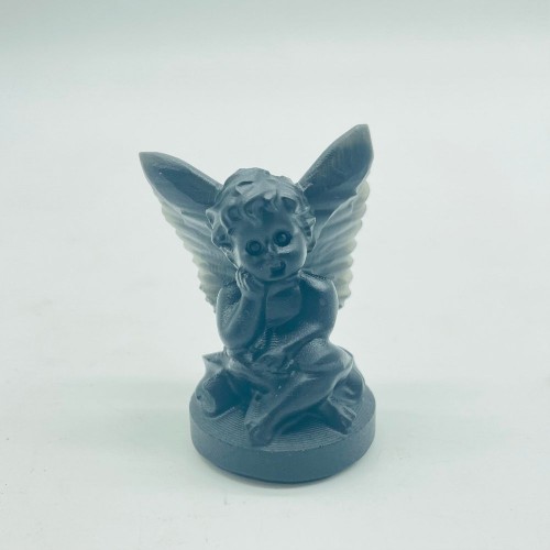 Black Obsidian Baby Angel Carving Wholesale