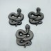 Silver Sheen Obsidian Snake Carving Crystal Wholesale