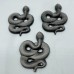 Silver Sheen Obsidian Snake Carving Crystal Wholesale