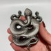 Silver Sheen Obsidian Snake Carving Crystal Wholesale