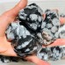 48 Pieces Polished Snowflake Obsidian Raw Free Form