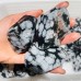 48 Pieces Polished Snowflake Obsidian Raw Free Form