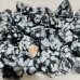 48 Pieces Polished Snowflake Obsidian Raw Free Form