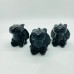 Large Obsidian Toothless Dragon Carving Wholesale