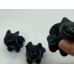 Large Obsidian Toothless Dragon Carving Wholesale