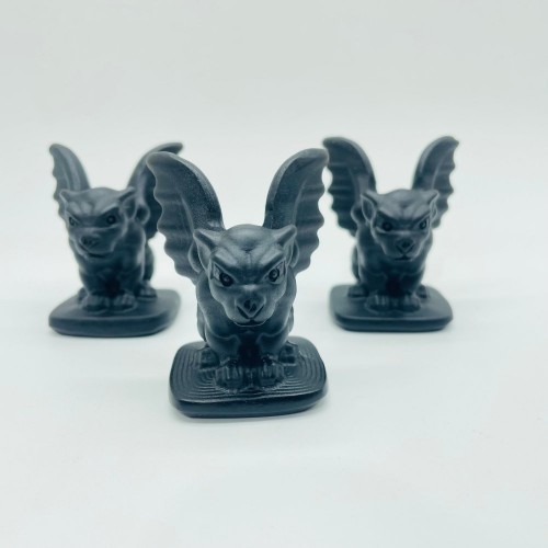 Black Obsidian Gargoyle Winged Carving Animal Wholesale