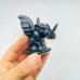 Black Obsidian Gargoyle Winged Carving Animal Wholesale