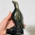 Large Unique Gold Sheen Obsidian Crow Carving