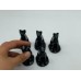 Black Obsidian Sphynx Hairless Cat Carving Animal Wholesale