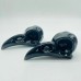 Large Obsidian Crow Skull Carving Wholesale