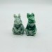 Red Obsidian Qing Hai Stone Rabbit Carving Wholesale