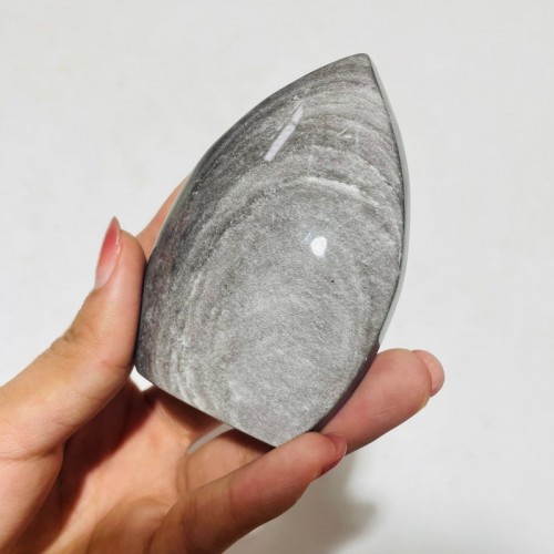 Silver Sheen Obsidian Arrow Head Shape Crystal Stone Wholesale