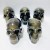 5 Pieces High Quality Gold Sheen Obsidian Skull Carving