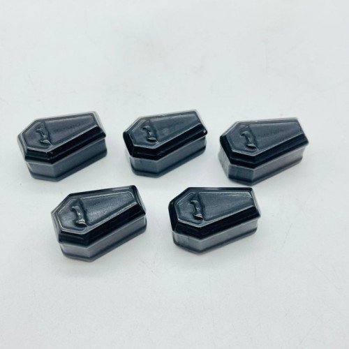 Mini Black Obsidian Coffin Carving Wholesale