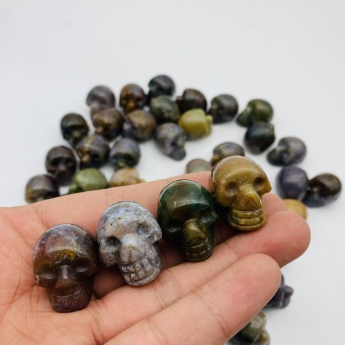 Ocean Jasper Skull Wholesale