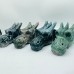 4 Pieces Beautiful Ocean Jasper Dragon Head